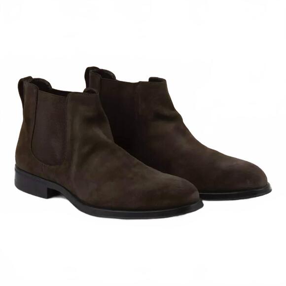 NEW LUSSO BENI men\'s plato boot in suede brown